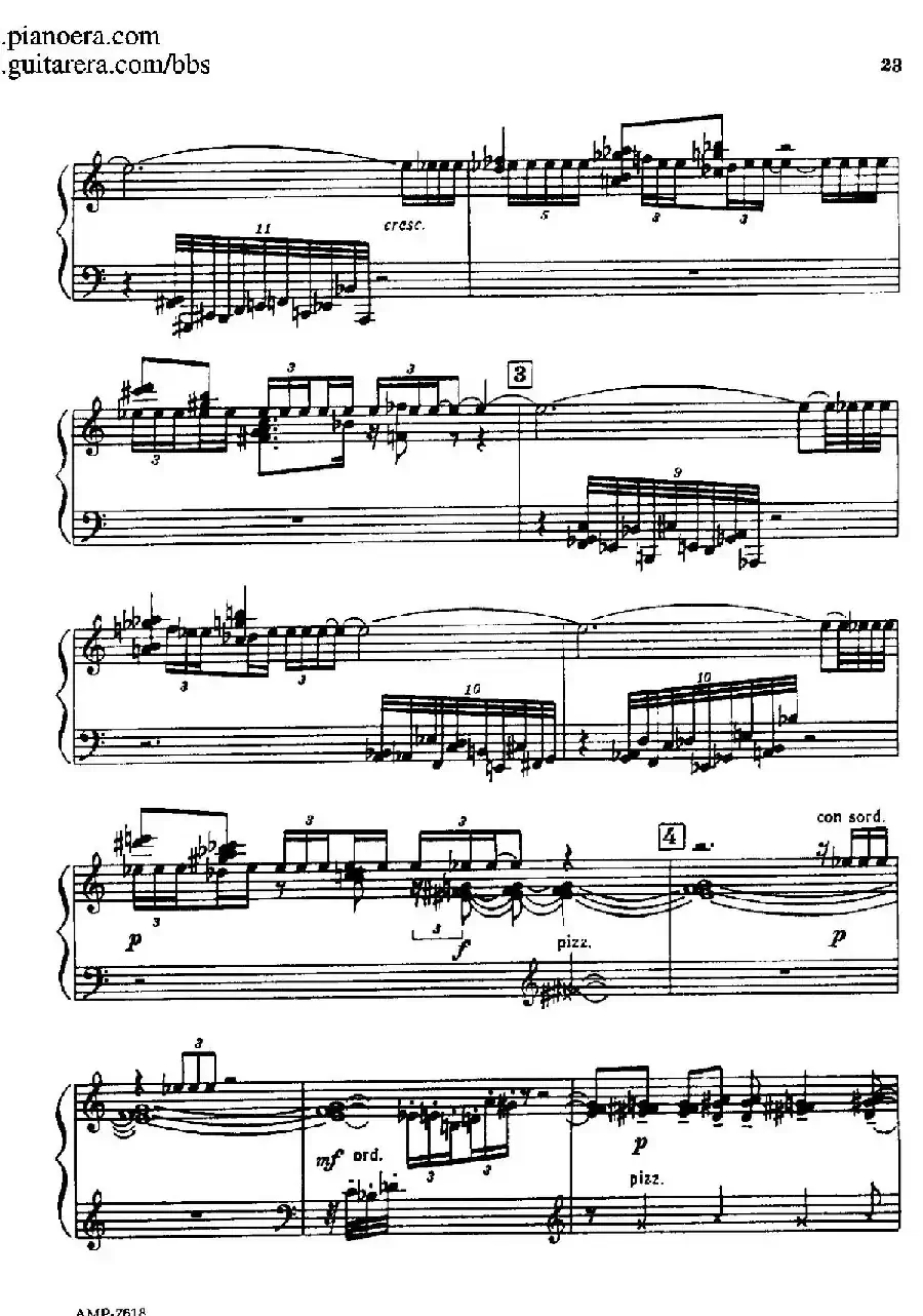 Piano Sonata（钢琴奏鸣曲· 第一乐章）