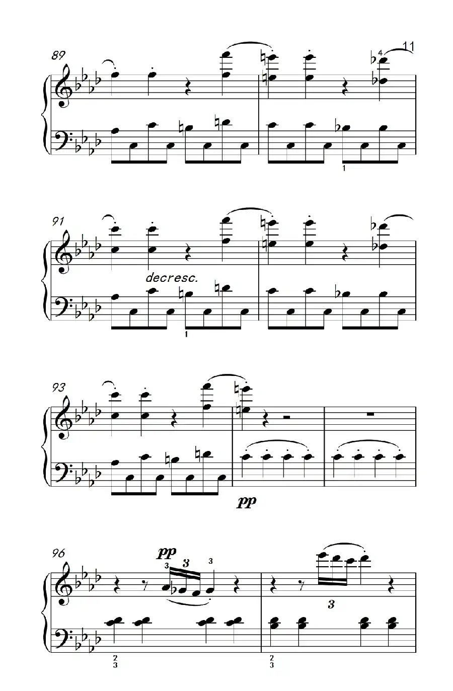 奏鸣曲 Opus 2 Nr.1 第一乐章(贝多芬奏鸣曲集 1)