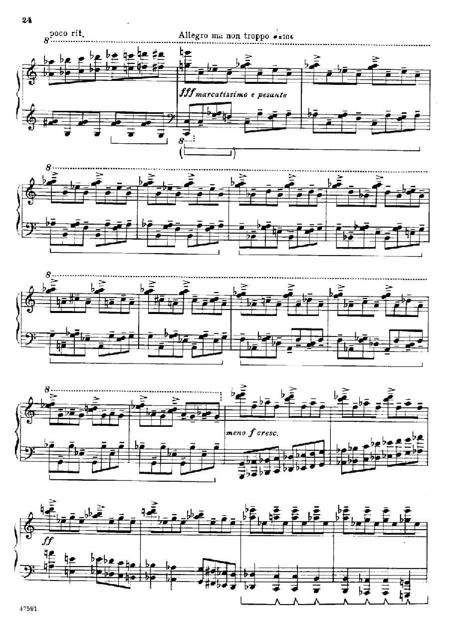 Piano Sonata in E-flat Major Op.95（降E大调钢琴奏鸣曲·Ⅱ）