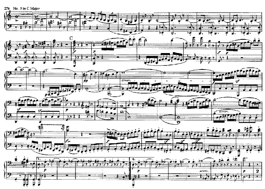 String Quartet No.9 in C Major Op.59-3 - 4 Hands（C大调第九弦乐四重奏·四手联弹）