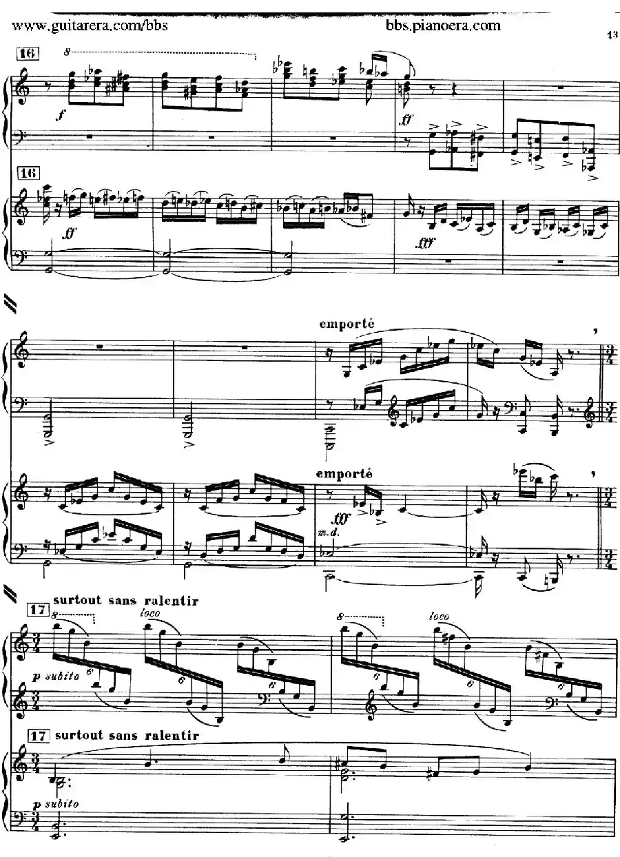 Piano Concerto in c-sharp Minor （升c小调钢琴协奏曲·第一乐章）