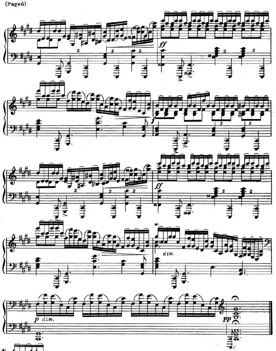 斯克里亚宾8首钢琴练习曲 Op42（No.5 Alexander Scriabin Etudes）