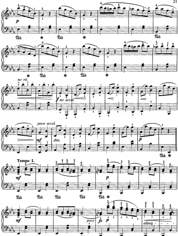 不可不弹的世界钢琴名曲：埃科塞斯舞曲