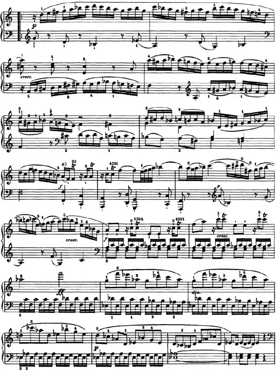 海顿 钢琴奏鸣曲 Hob XVI 50 in C major