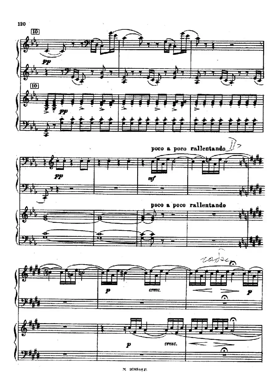 交响舞曲 Symphonic Dance Op.45（双钢琴）