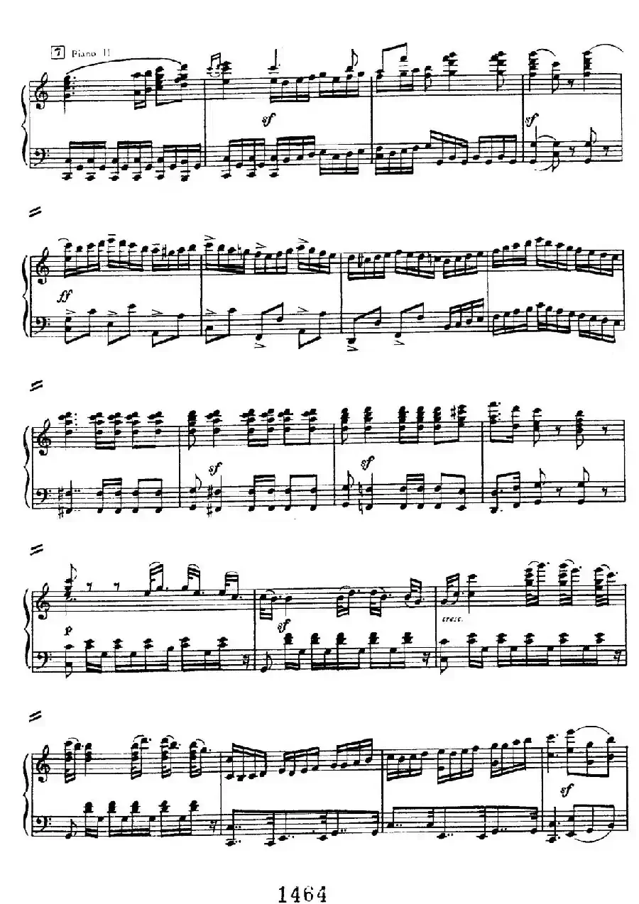 Triple Concerto in C Major Op.56（C大调三重协奏曲·双钢琴·Ⅲ）