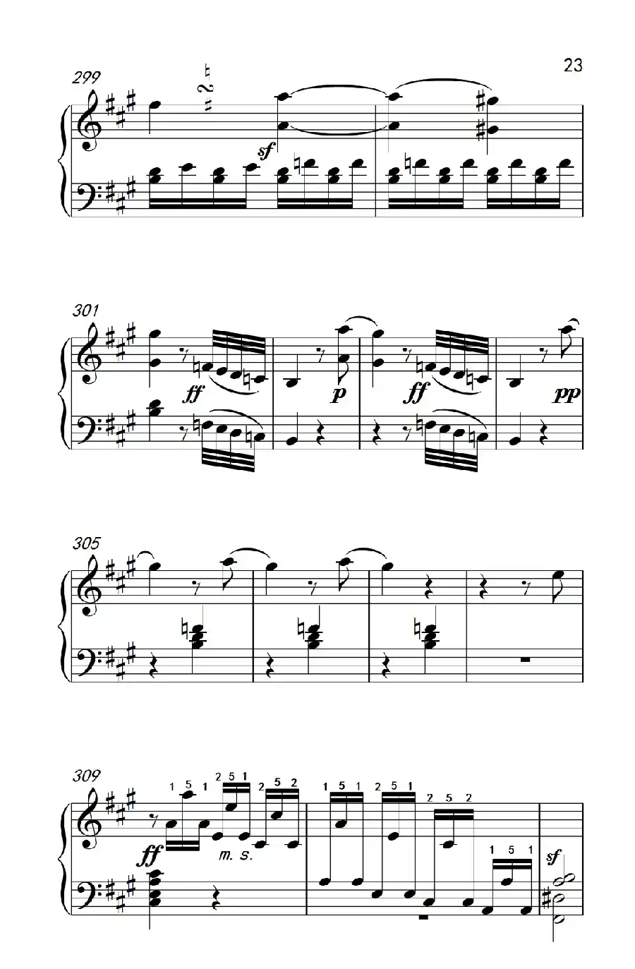 奏鸣曲 Opus 2 Nr.2 第一乐章(贝多芬奏鸣曲集 1)