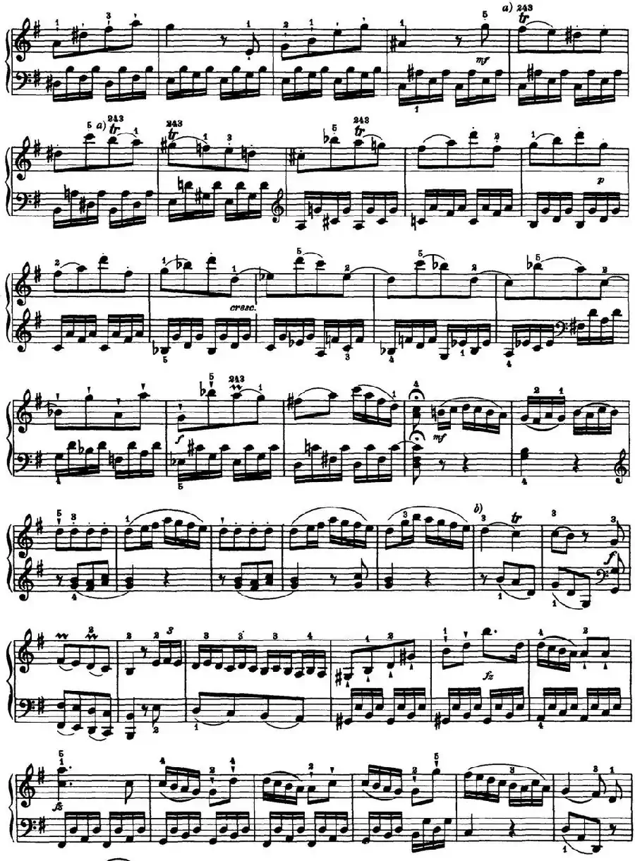 海顿 钢琴奏鸣曲 Hob XVI 27 in G major