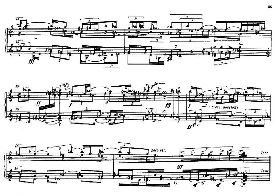 12 Etudes for Piano（博尔科姆12首钢琴练习曲·10）