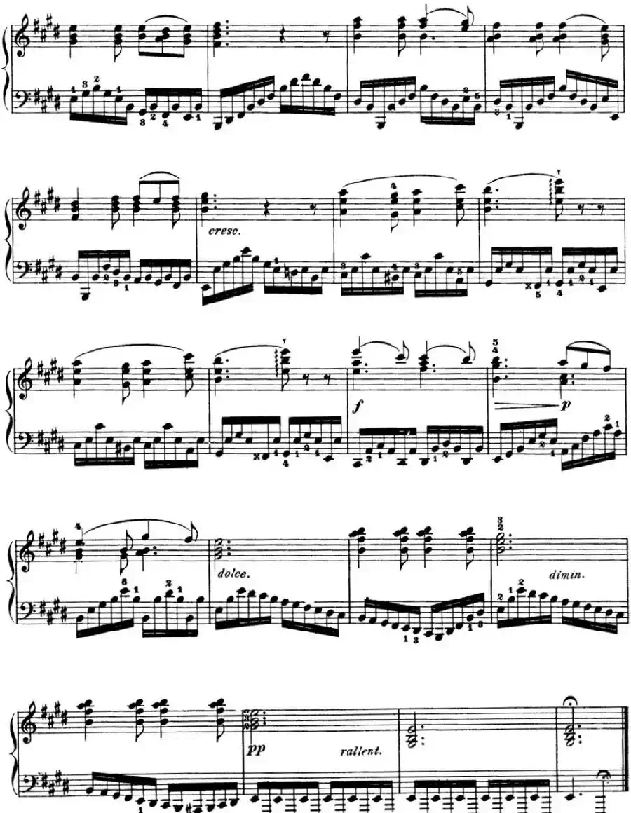 50首车尔尼Op.740钢琴手指灵巧技术练习曲（NO.23）