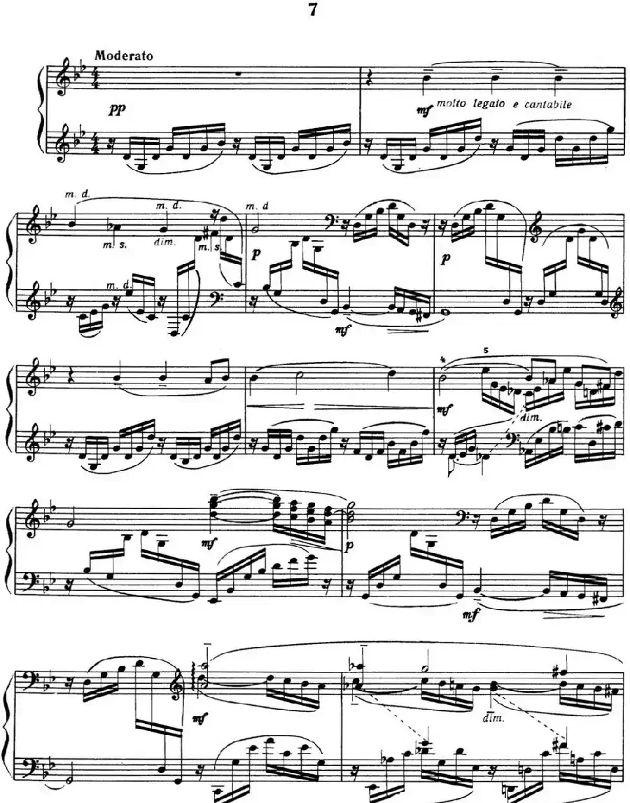 拉赫玛尼诺夫 音画练习曲7或8 Etudes tableaux Op.33 No.7