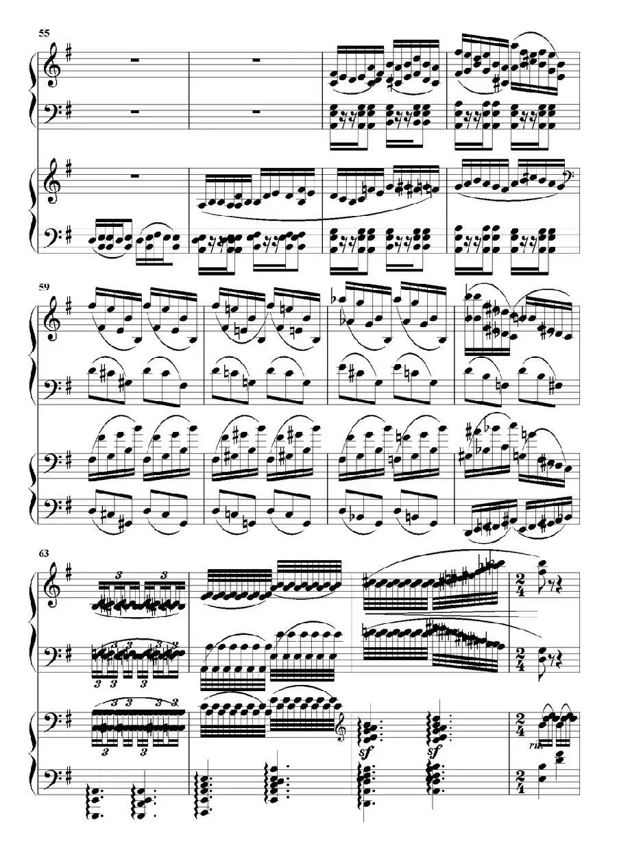 康定情歌（双钢琴重奏曲）