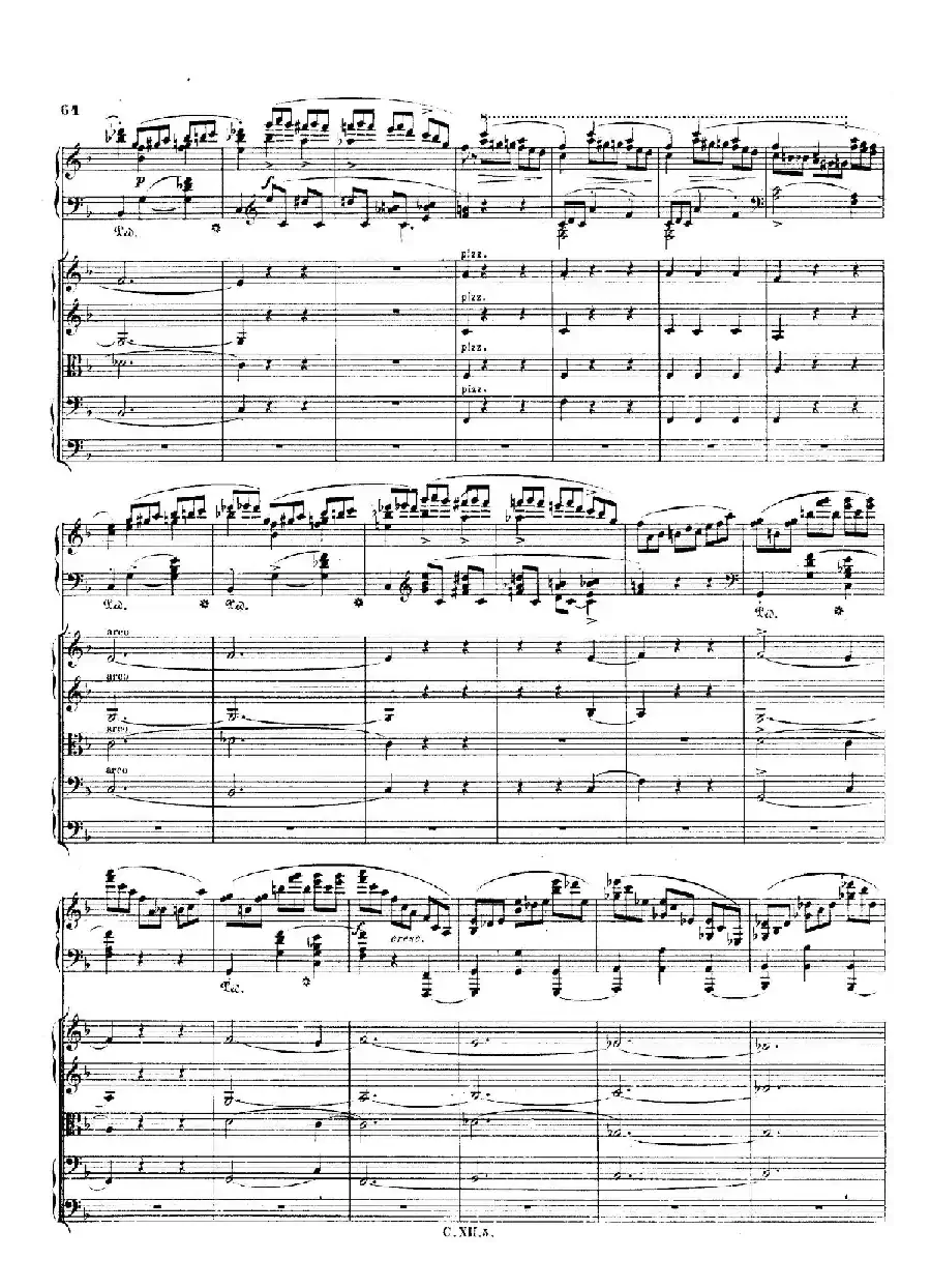 Piano Concerto No.2 in f Minor Op.21（f小调第二钢琴协奏曲·总谱）