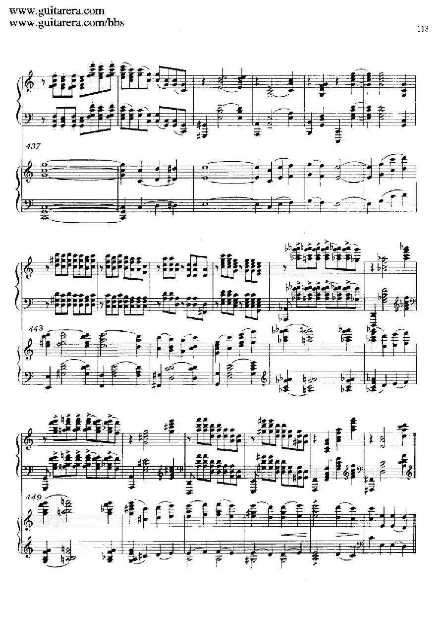 c小调第二钢琴协奏曲 Op.18（双钢琴·第三乐章）