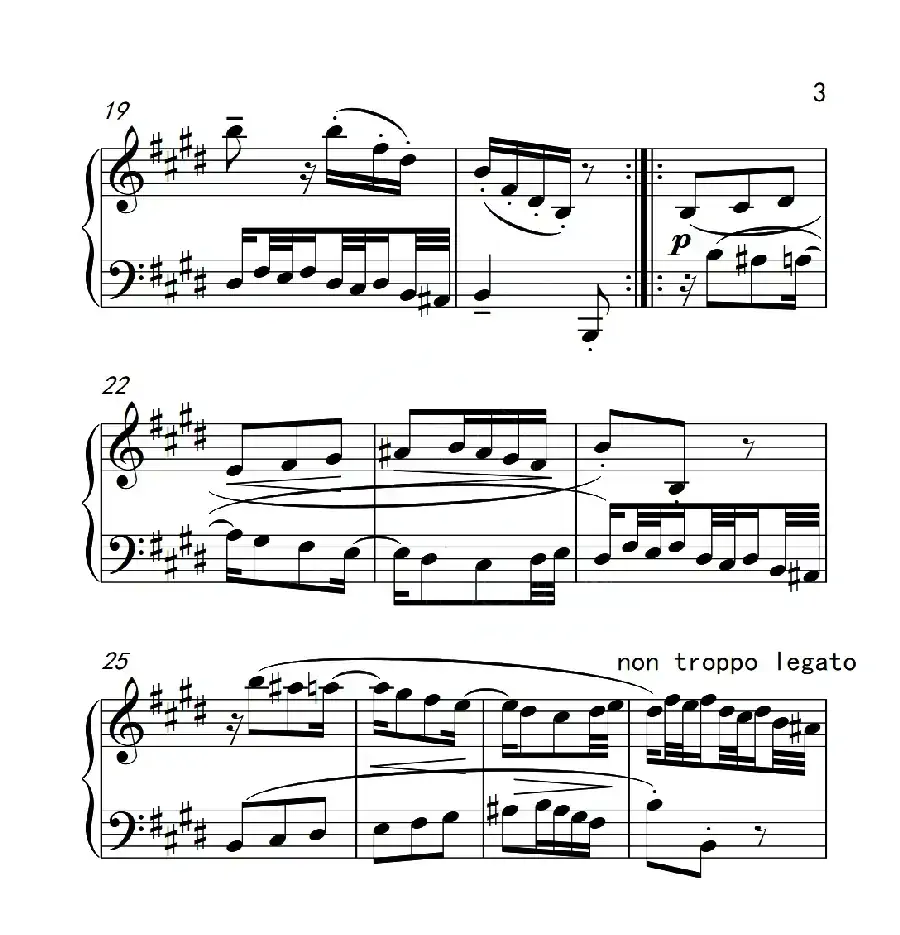 第六级A组 二部创意曲(中国音乐学院钢琴考级作品1~6级)