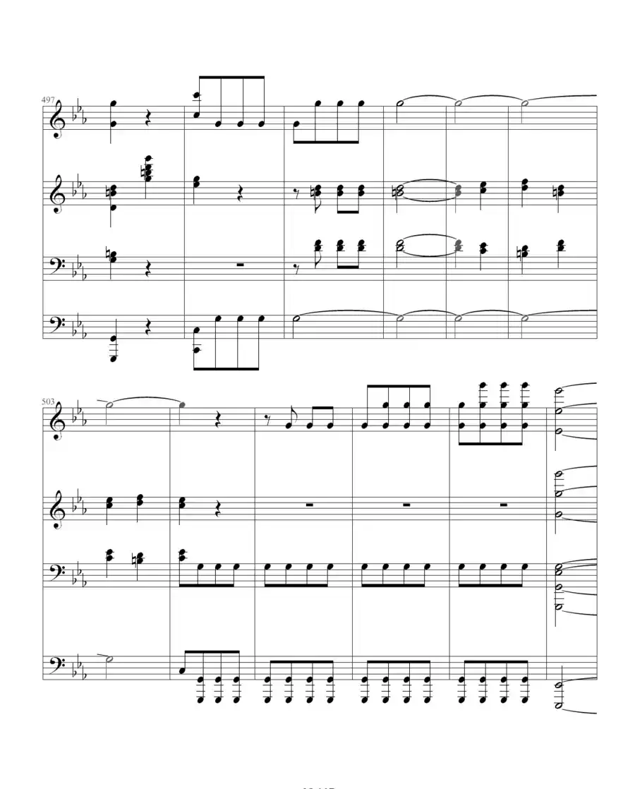 命运交响曲(四手联弹)