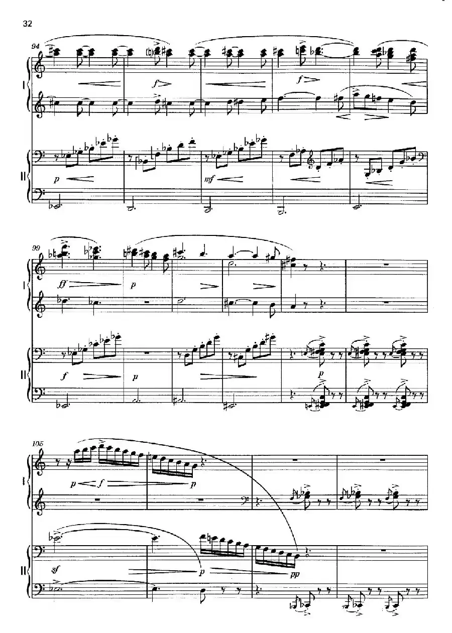 Vier Bagatellen Op.70（4首小品·Ⅳ·四手联弹）