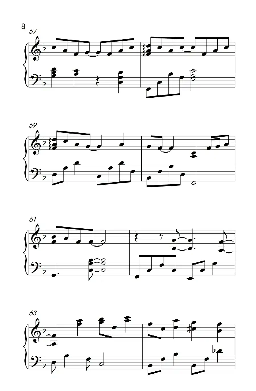 一首简单的歌（《弹吧音教》制谱版）