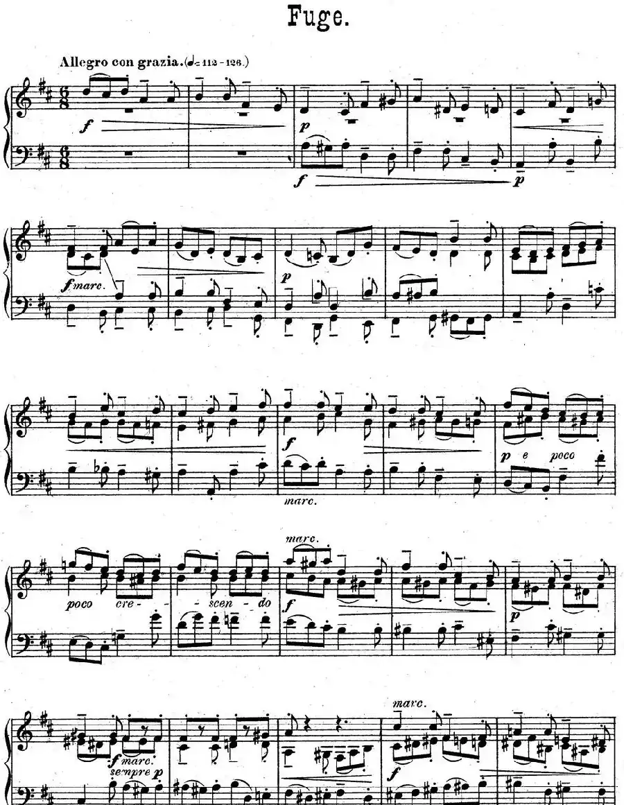 6 Preludes and Fugues Op.99（6首前奏曲与赋格·2）