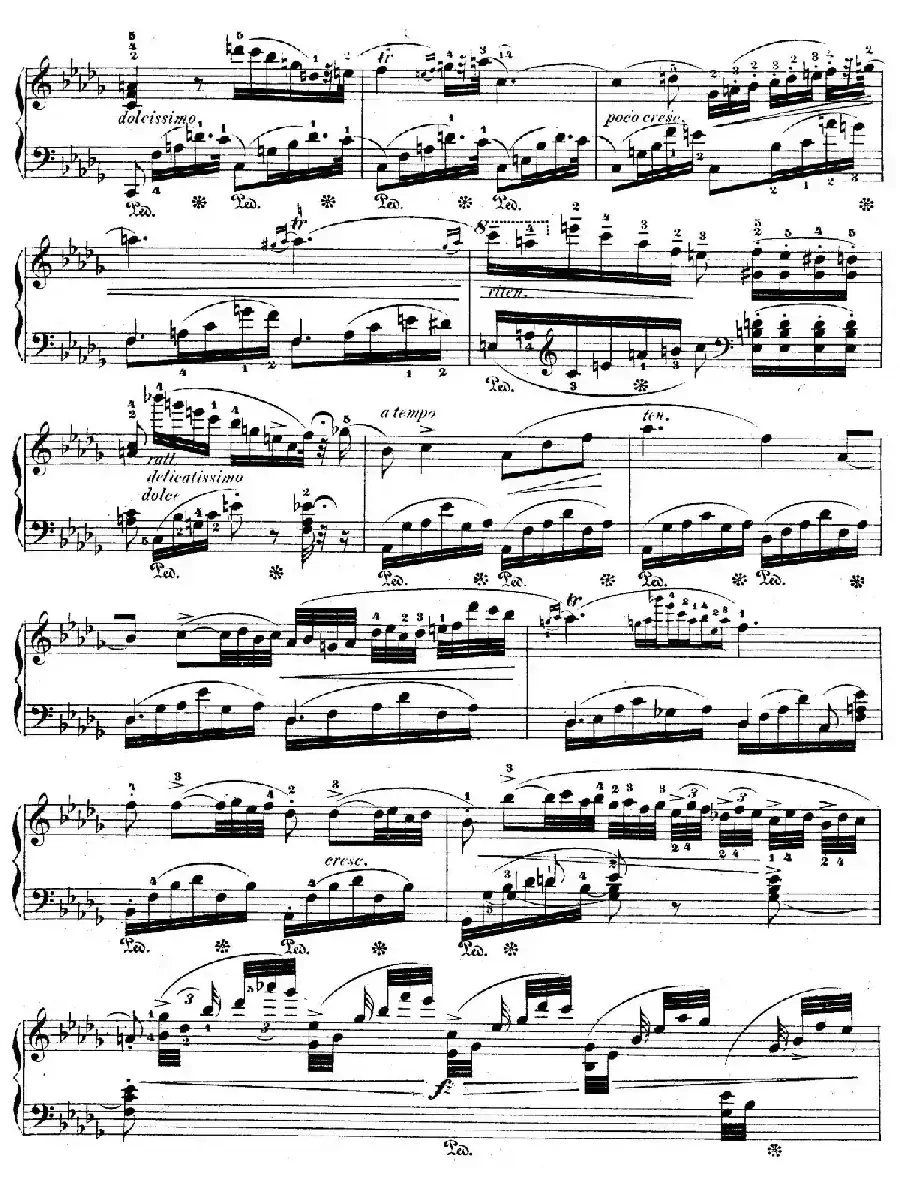 Variations on Je Vends Des Scapulaires Op.12（降B大调华丽变奏曲）