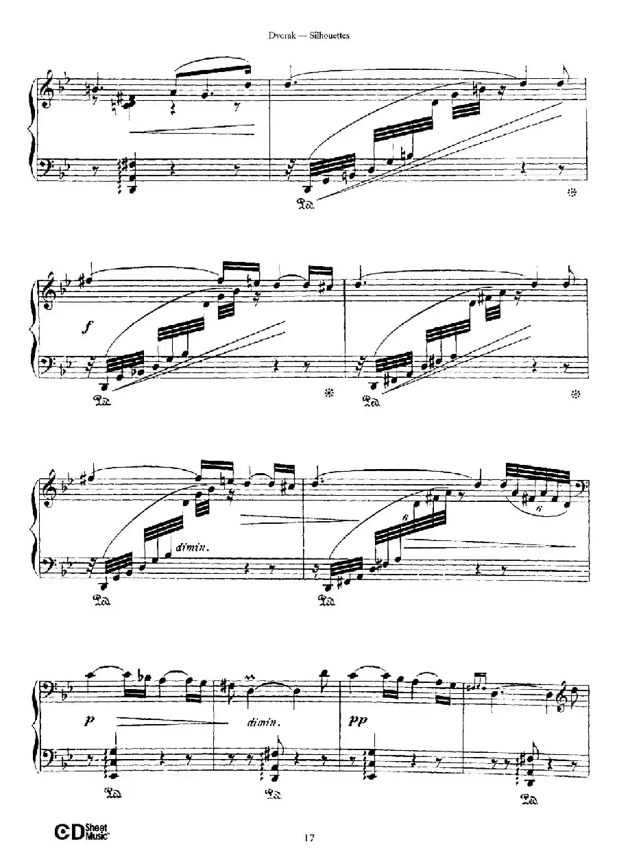 12 Silhouettes Op.8（12首剪影·6）
