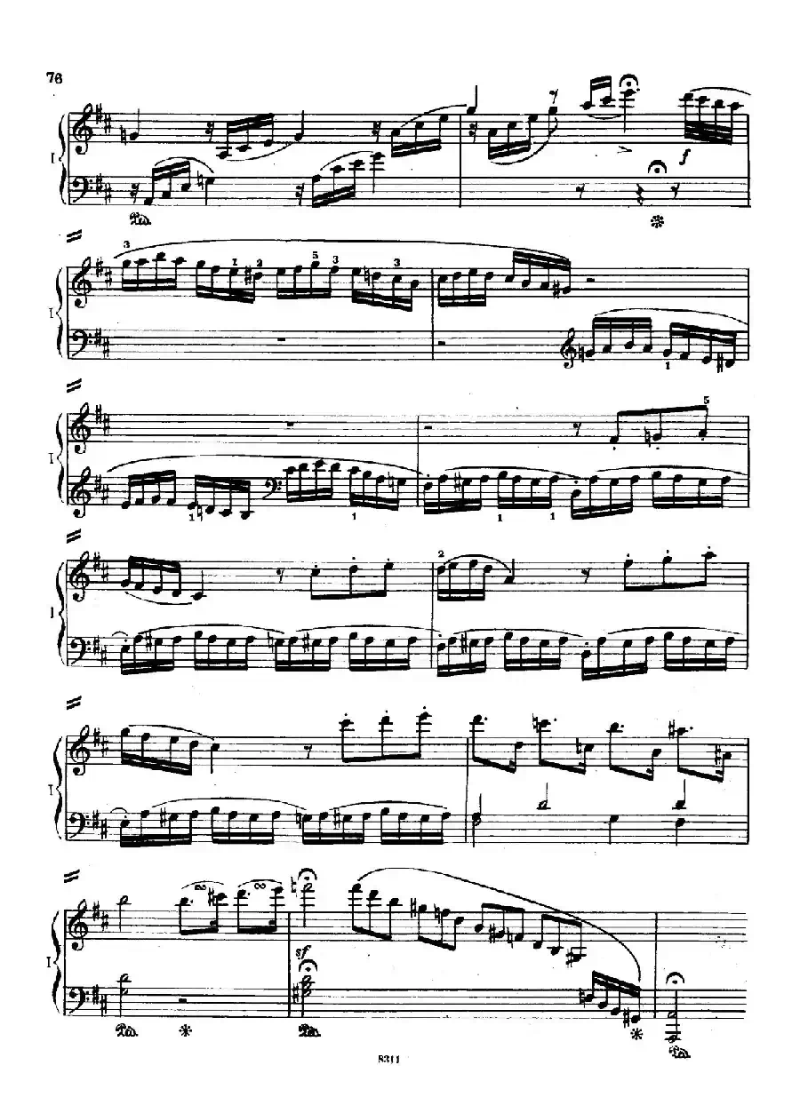 Concerto no 5 K 175 - 2 Piano（Ⅰ）