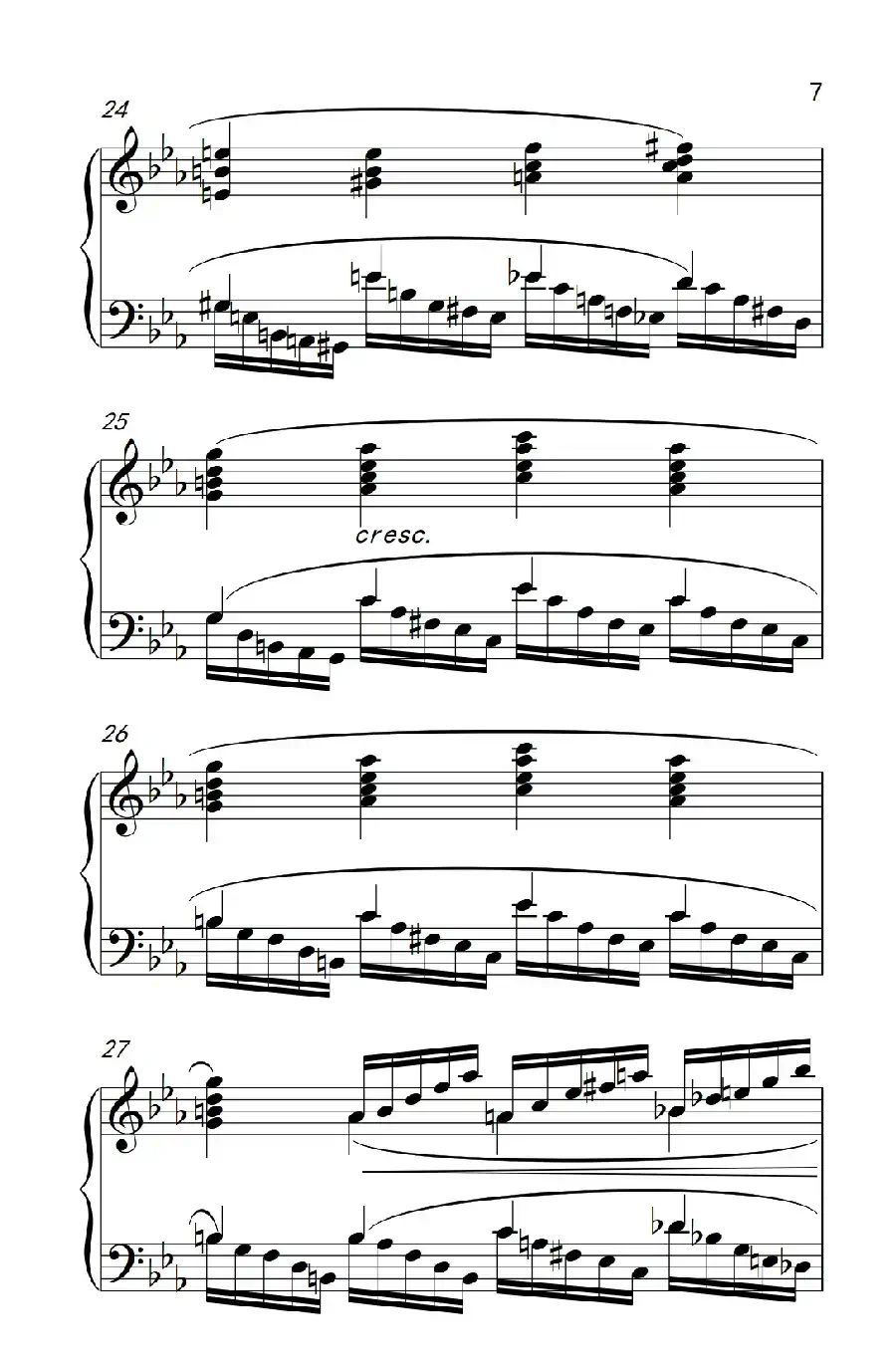 莫什科夫斯基 钢琴练习曲（第十四首）