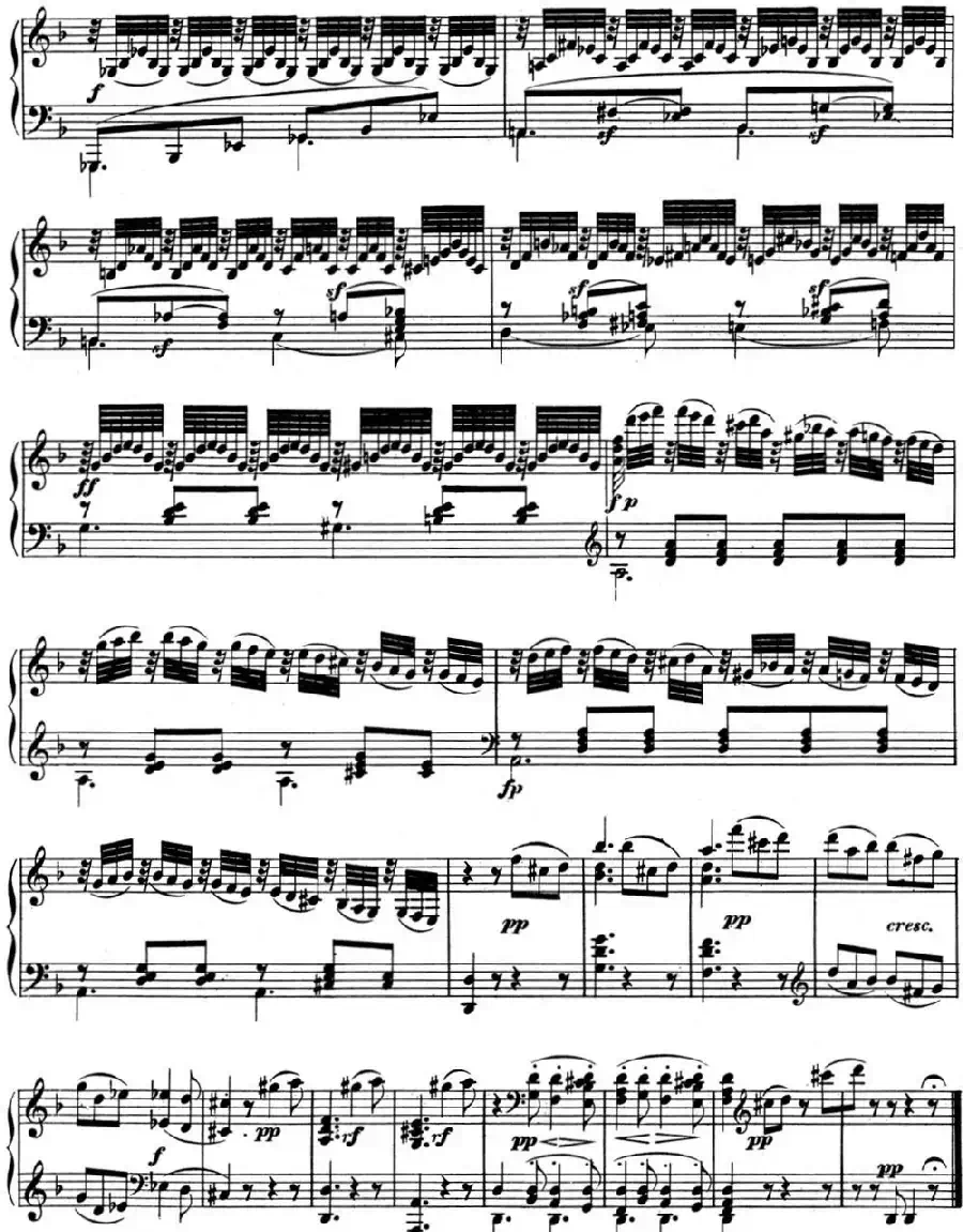 贝多芬钢琴奏鸣曲07 D大调 Op.10 No.3 D major