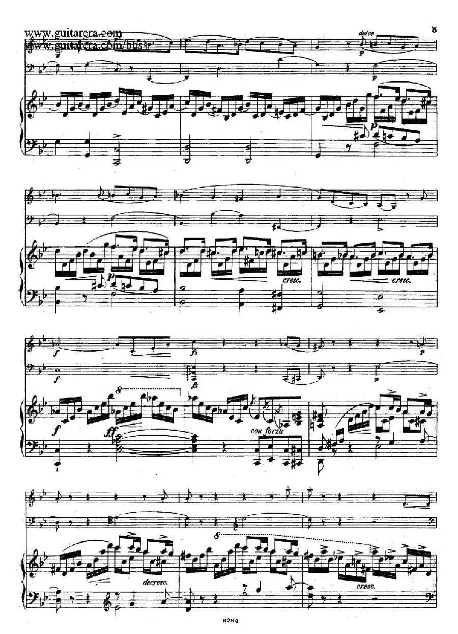 Piano Trio in g Minor Op.8（g小调钢琴三重奏）