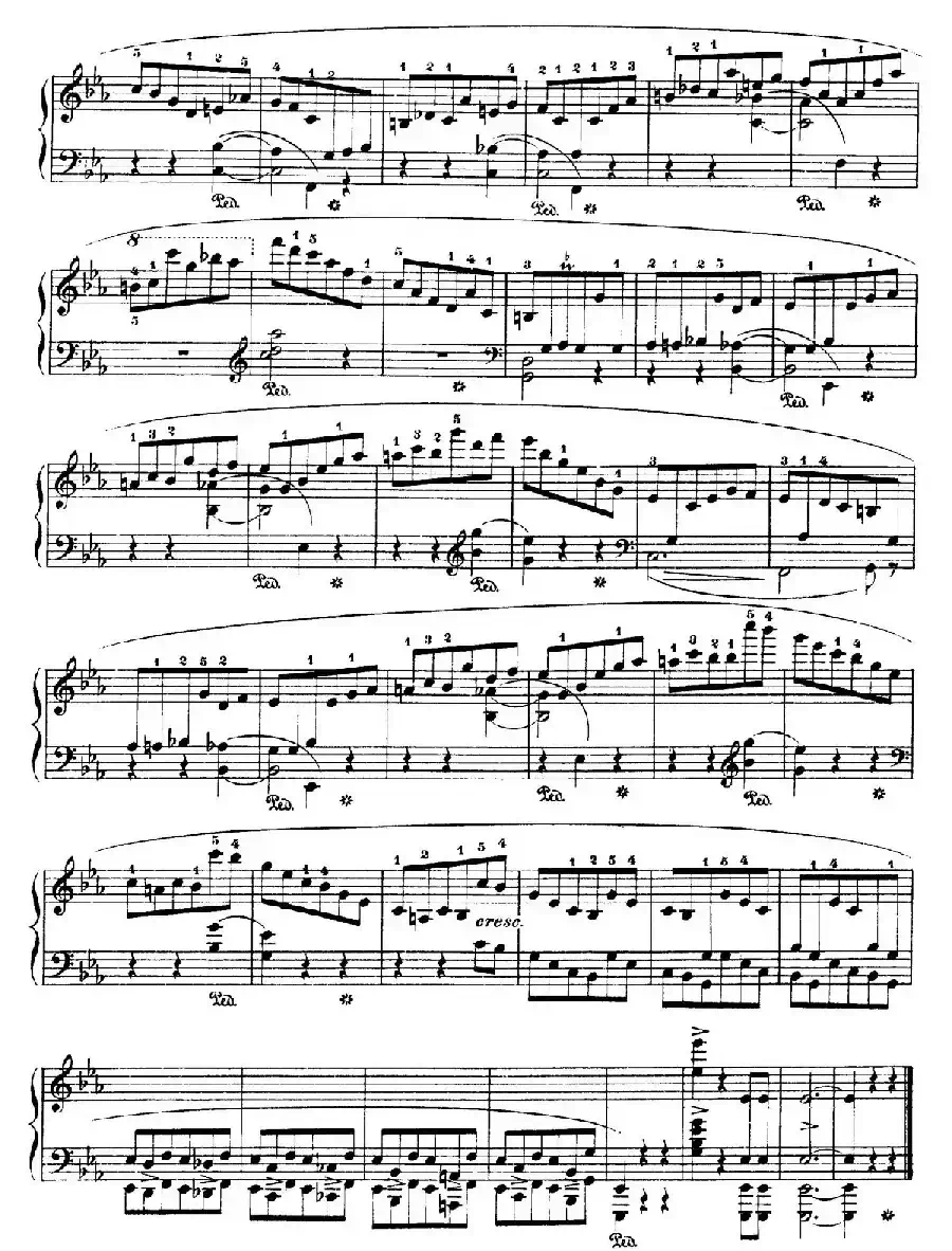Piano Sonata No.3 in b Minor Op.58（b小调第三钢琴奏鸣曲·第二乐章）