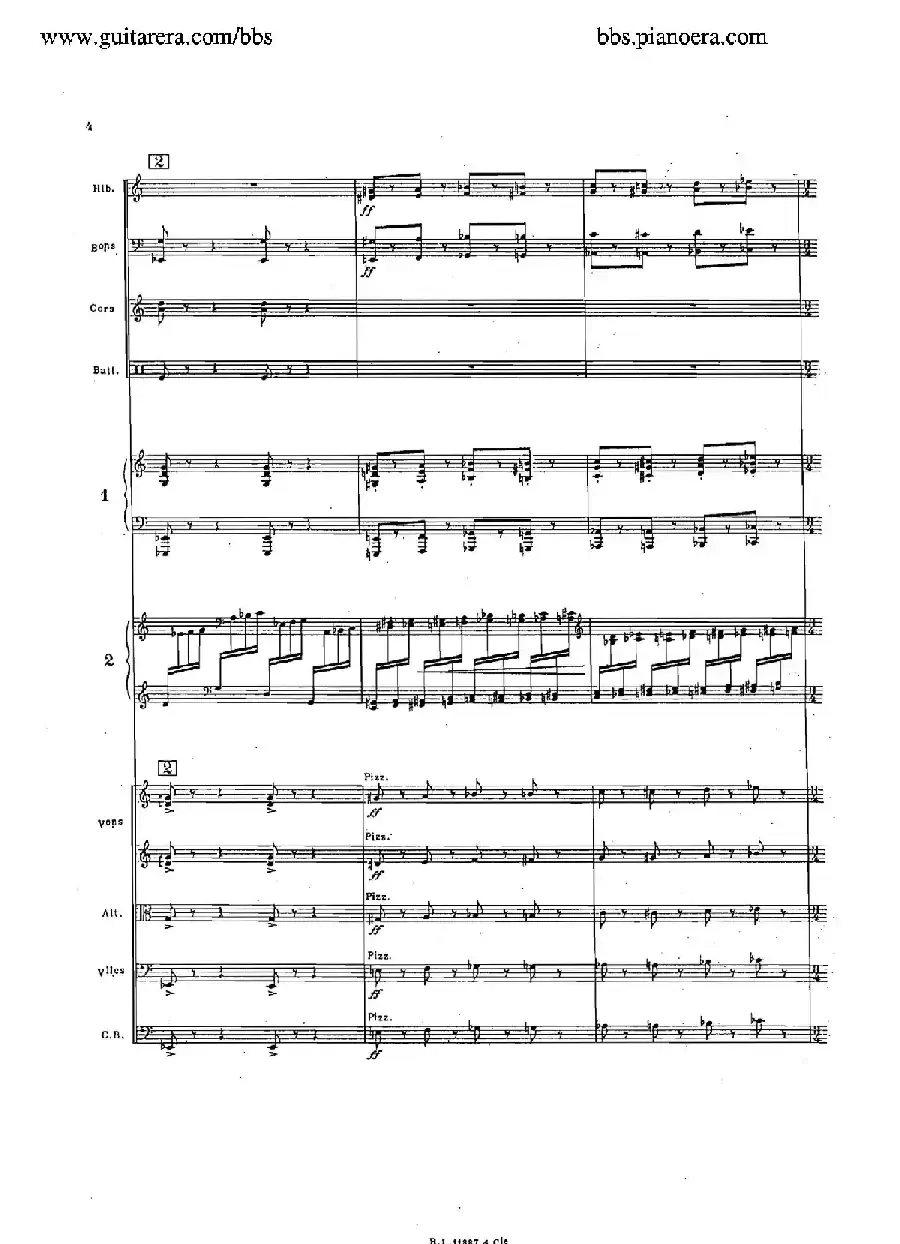 Concerto for 2 Pianos in d Minor（d小调双钢琴协奏曲·总谱）