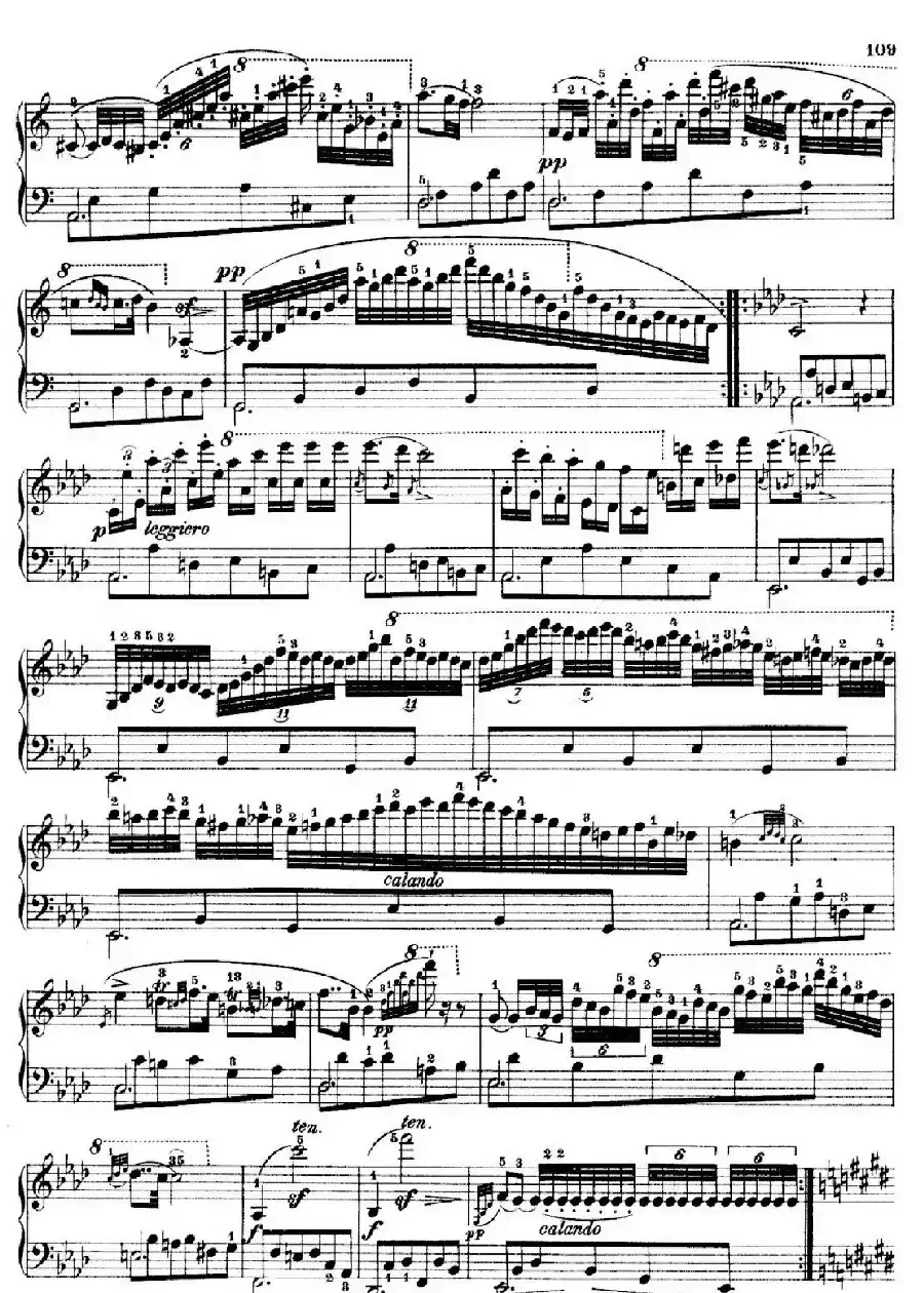 School of the Virtuoso Op.365（60首钢琴高级练习曲·47）