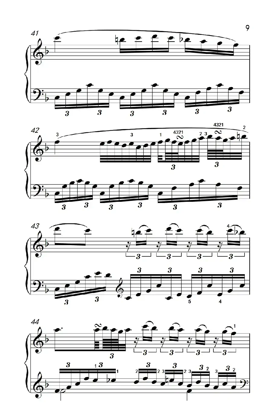 奏鸣曲 Opus 2 Nr.1 第二乐章(贝多芬奏鸣曲集 1)