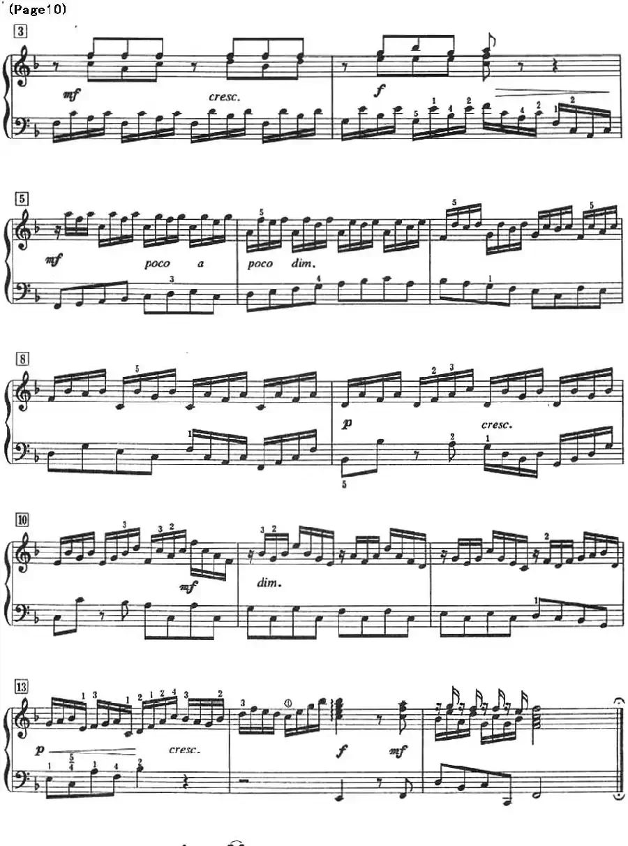 巴赫小前奏曲（NO.5-NO.8）