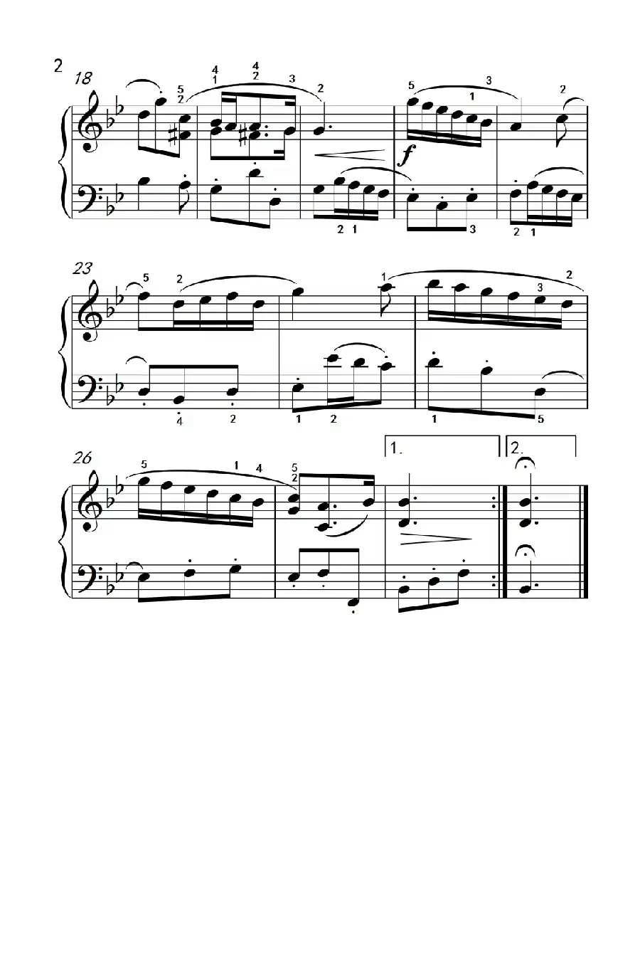 第三级 2.咏叹调(中央音乐学院 钢琴(业余)考级教程 1-3级)