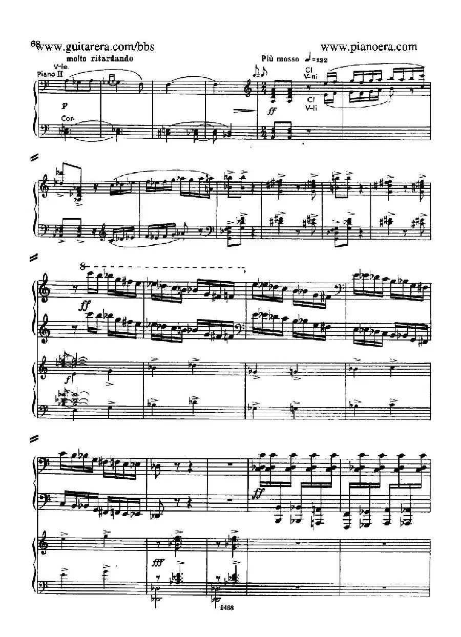 Piano Concerto in D-flat Major Op.37（降D大调钢琴协奏曲·Ⅲ·双钢琴）