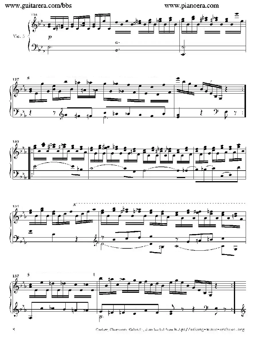 Variations in E-flat Major Op.12（降E大调变奏曲）