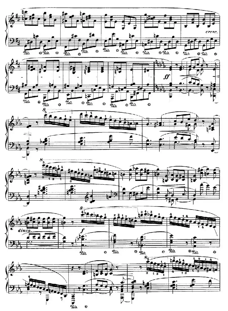 Piano Sonata No.3 in b Minor Op.58（b小调第三钢琴奏鸣曲·第四乐章）