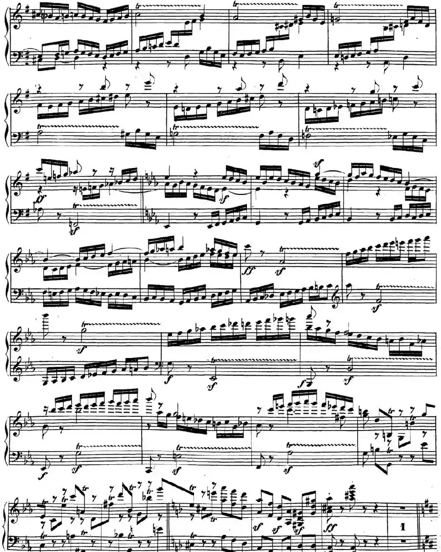 贝多芬钢琴奏鸣曲29 钢琴（锥子键琴）降B大调 Op.106 B-flat major