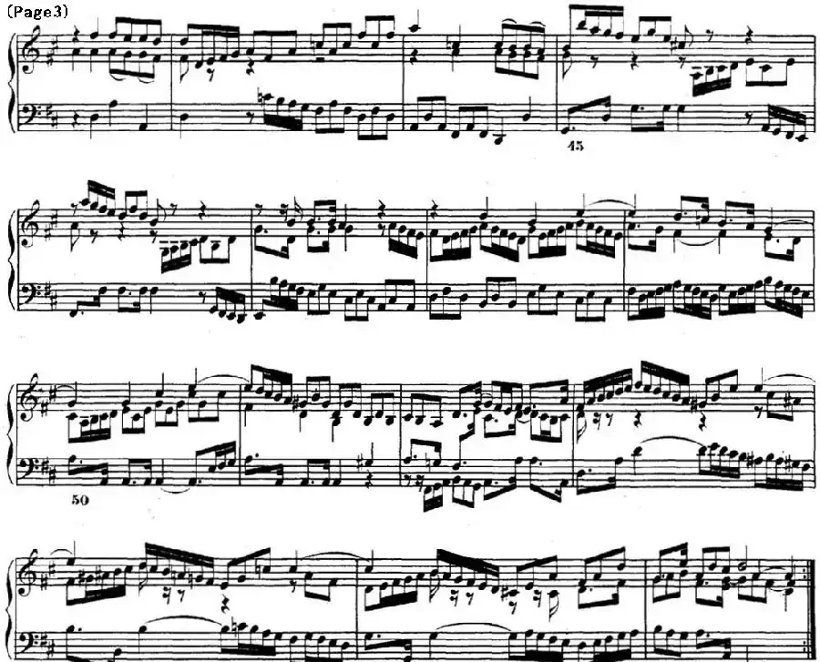 巴赫《平均律钢琴曲集·第二卷》之前奏曲(NO.5)