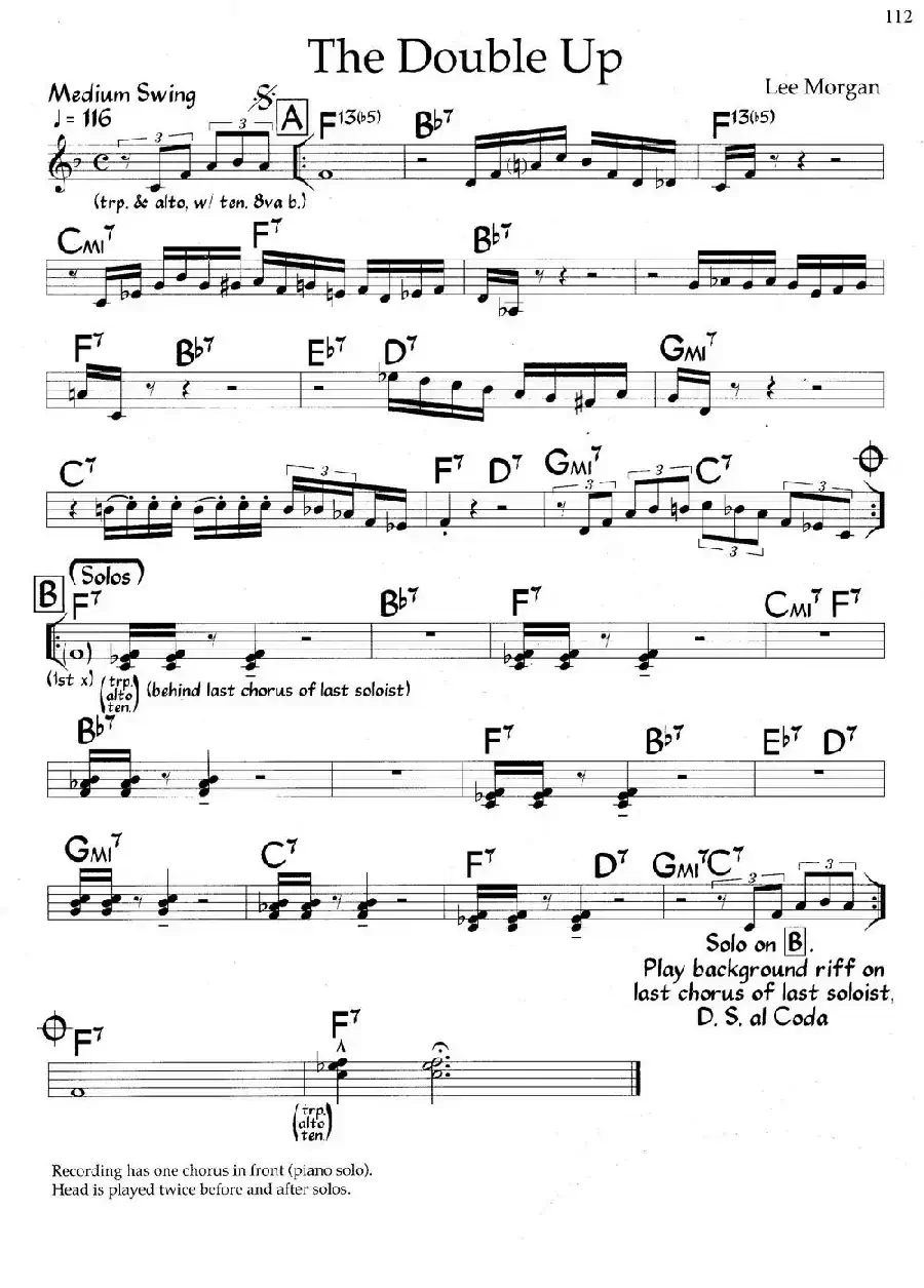 The Double Up（爵士钢琴曲）