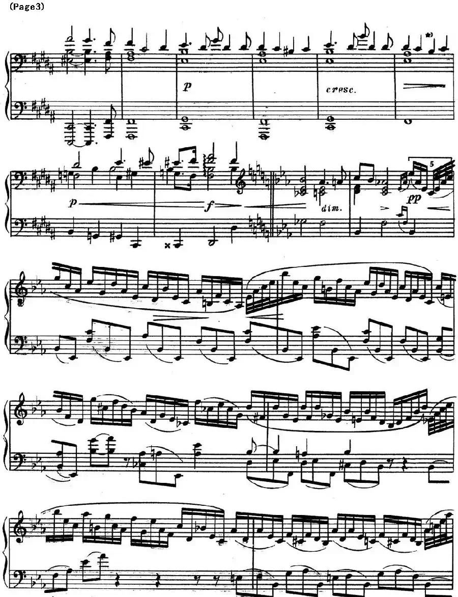 斯克里亚宾8首钢琴练习曲 Op42（No.8 Alexander Scriabin Etudes）