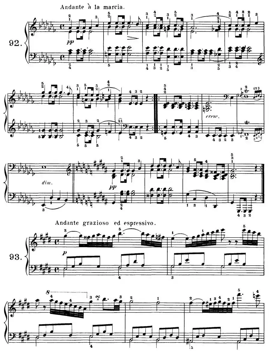 Czerny - 100 Progressive Studies Op.139（91—100）