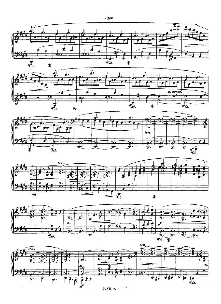 肖邦 钢琴谐谑曲 Chopin Scherzo（No.4  E大调，Op.54）