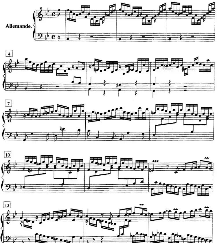 钢琴教程第七级 复调曲 帕蒂塔（第一套）