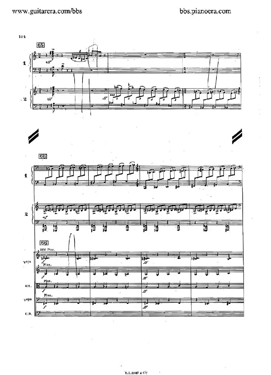 Concerto for 2 Pianos in d Minor（d小调双钢琴协奏曲·总谱）
