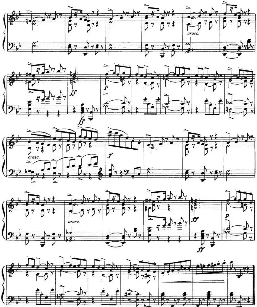 柴可夫斯基18首钢琴小品Op.72（6.Mazurque pour danser）