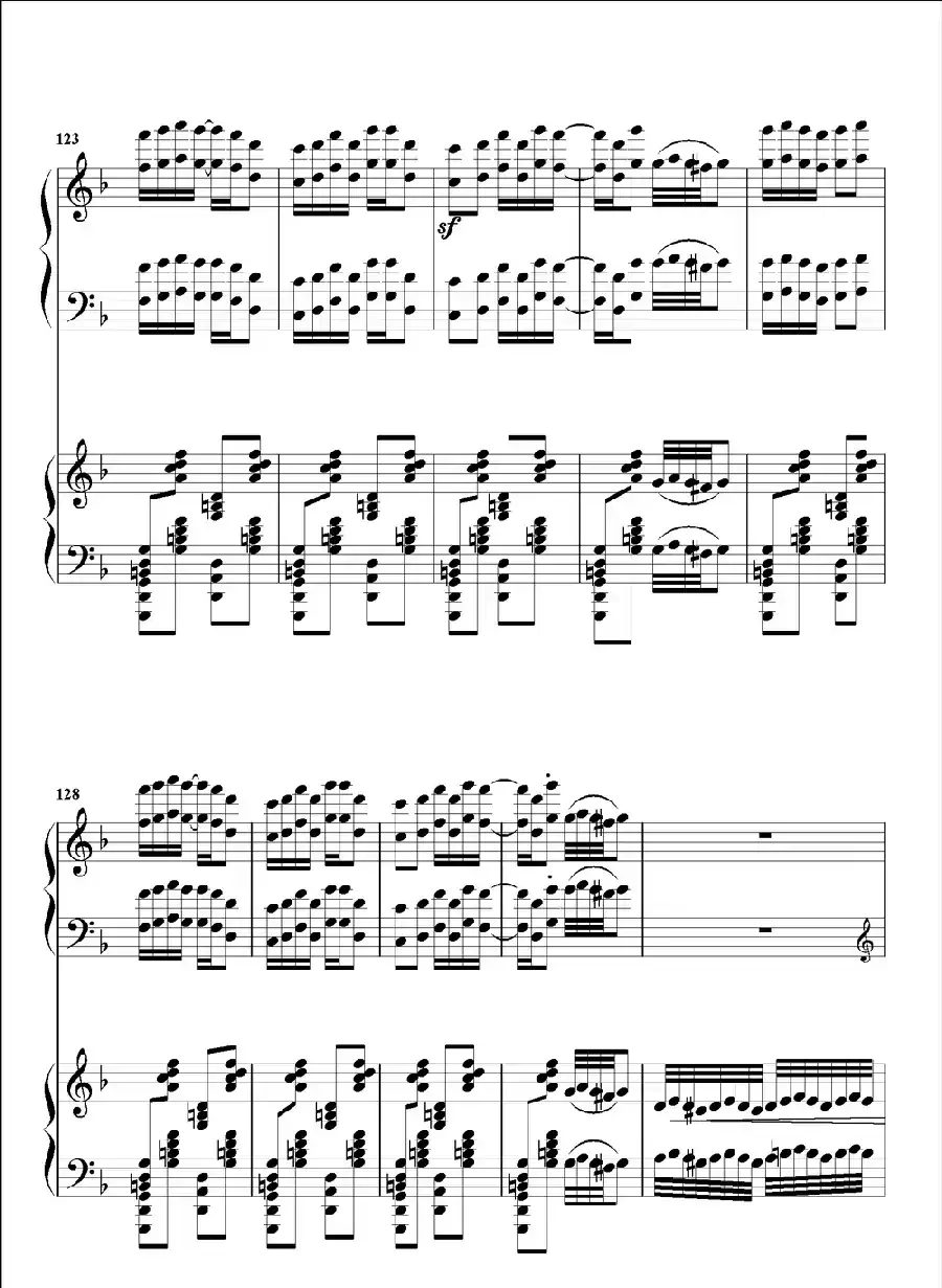 太阳出来喜洋洋（双钢琴曲）