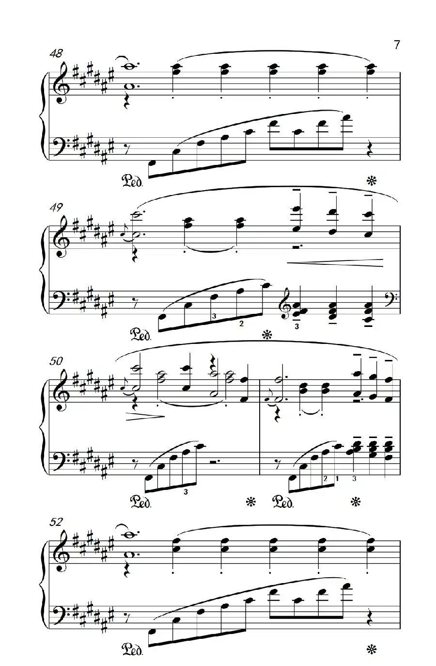 第八级2.春天 Op.43 No.6（中央音乐学院 钢琴（业余）考级教程 7-9级）