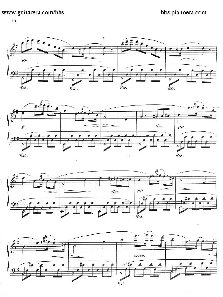 Phantasiestücke Op.31（幻想曲集·4. g小调）
